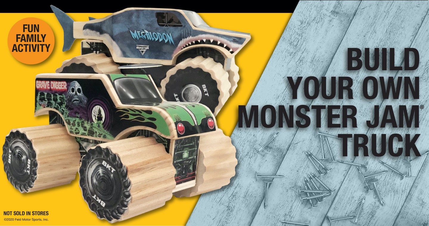 build a monster truck toy